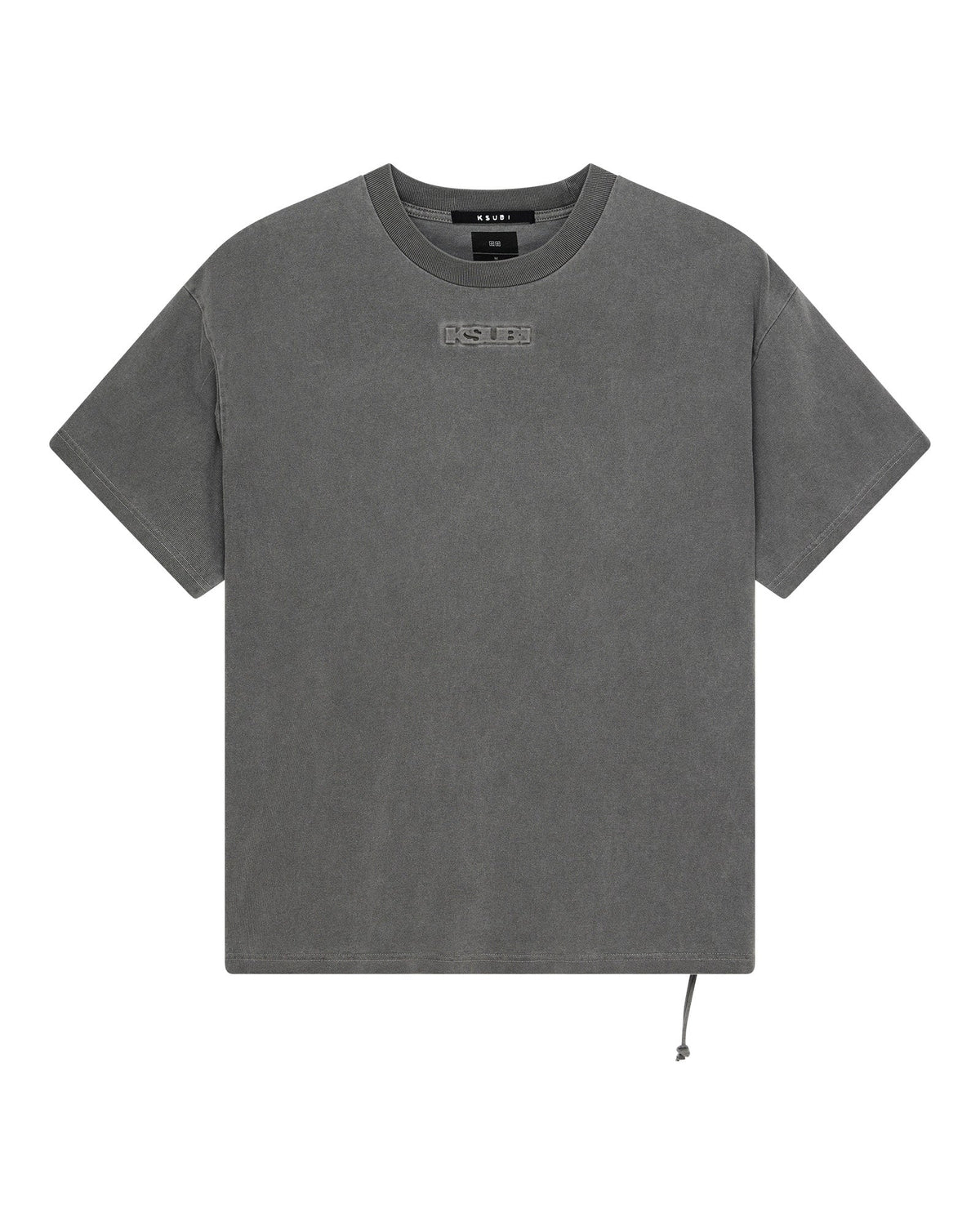 Mens Intruder Ekcess Ss Tee Charcoal Oversized Tees - Grey