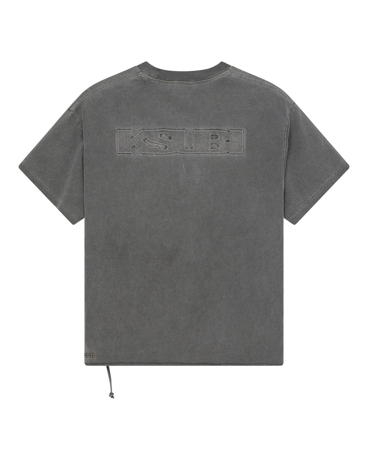 Mens Intruder Ekcess Ss Tee Charcoal Oversized Tees - Grey