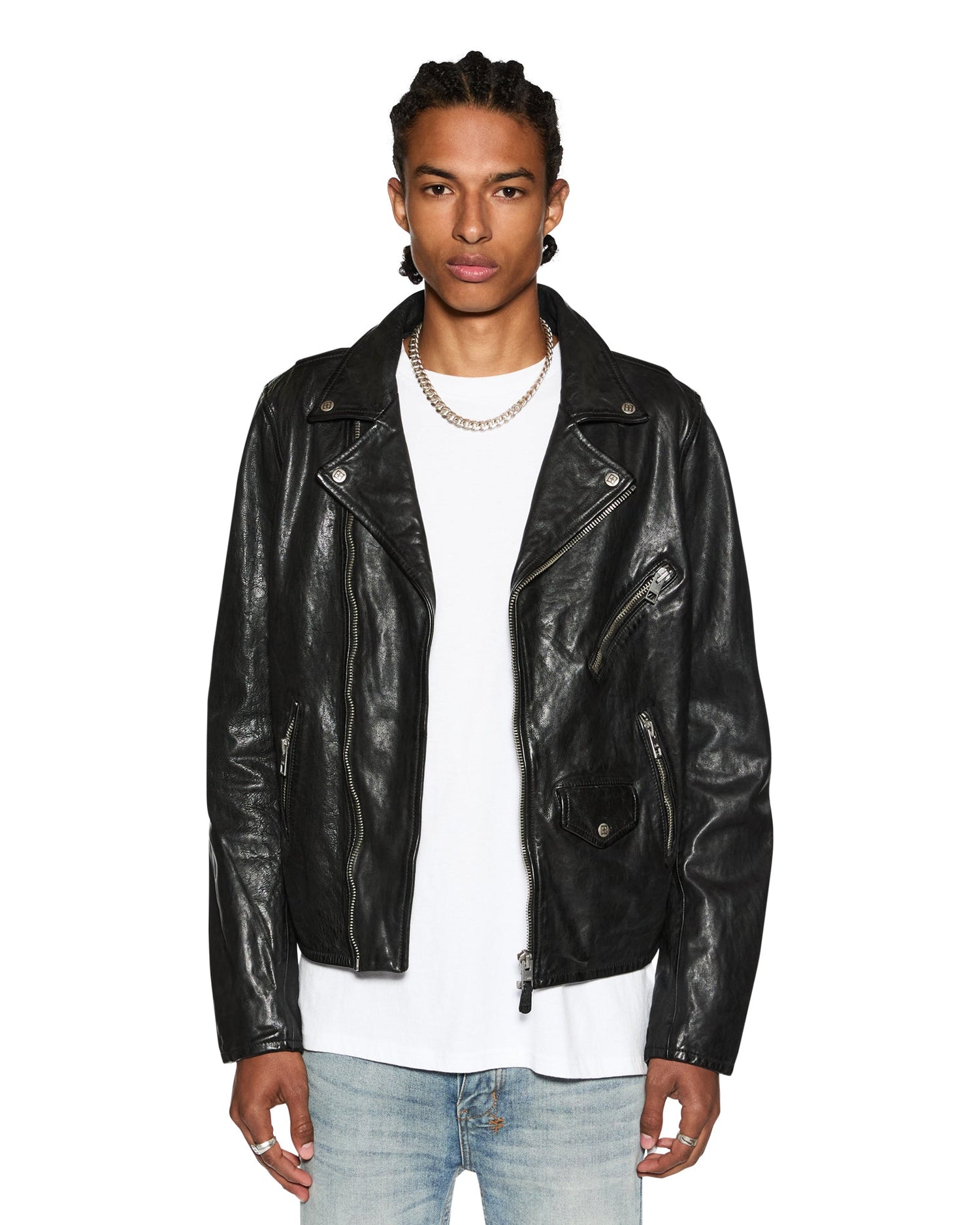 CAPITOL LEATHER JACKET BLACK