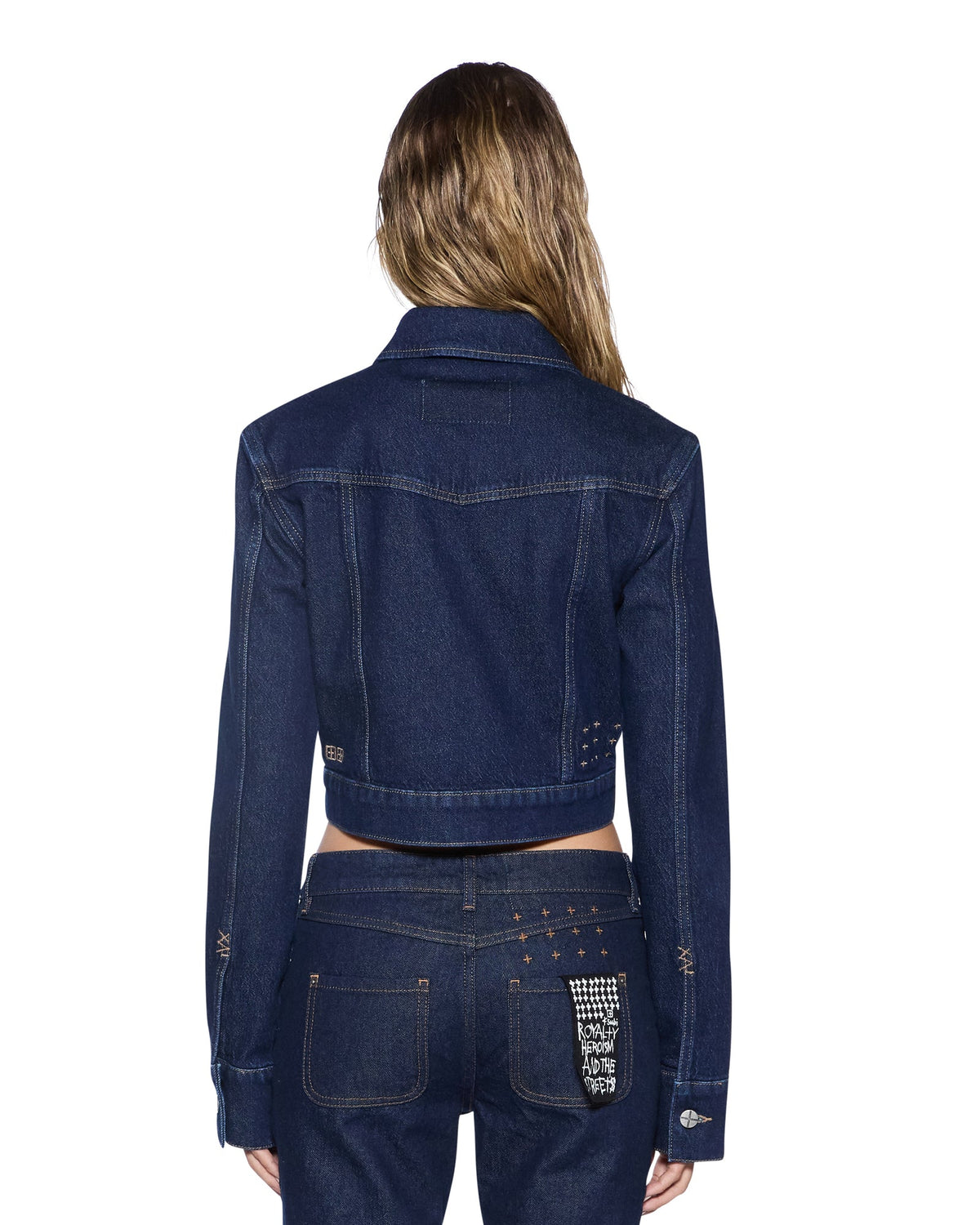 WOMENS SLIM TRUCKER JACKET ORIGINAL RINSE JACKETS