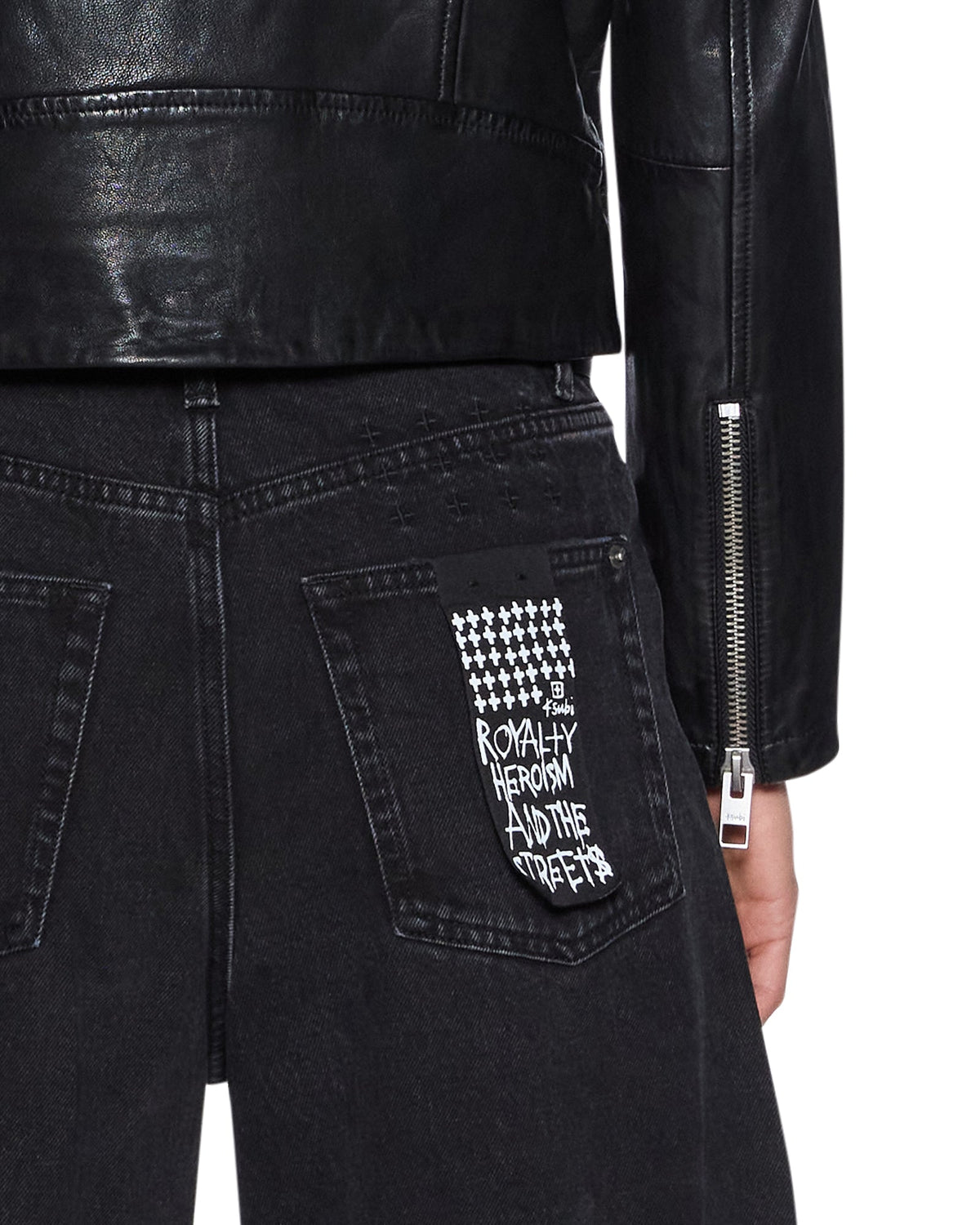 AMPLIFY LEATHER JACKET BLACK