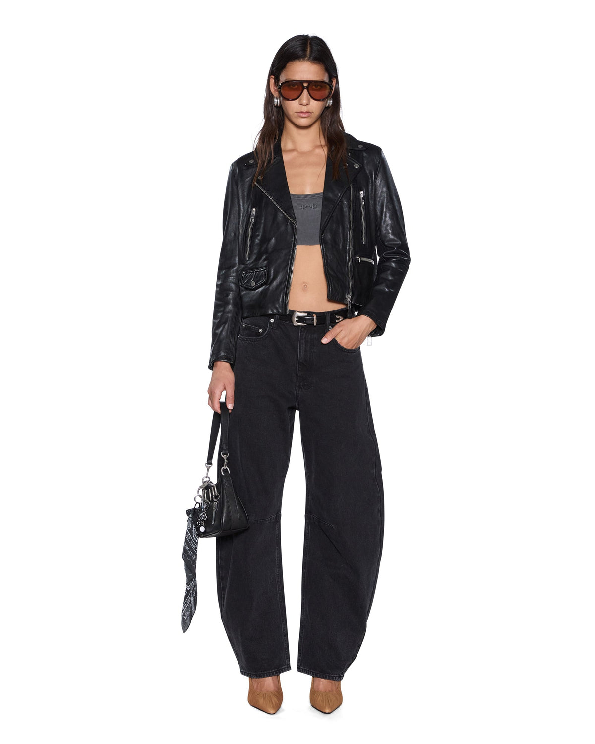 AMPLIFY LEATHER JACKET BLACK