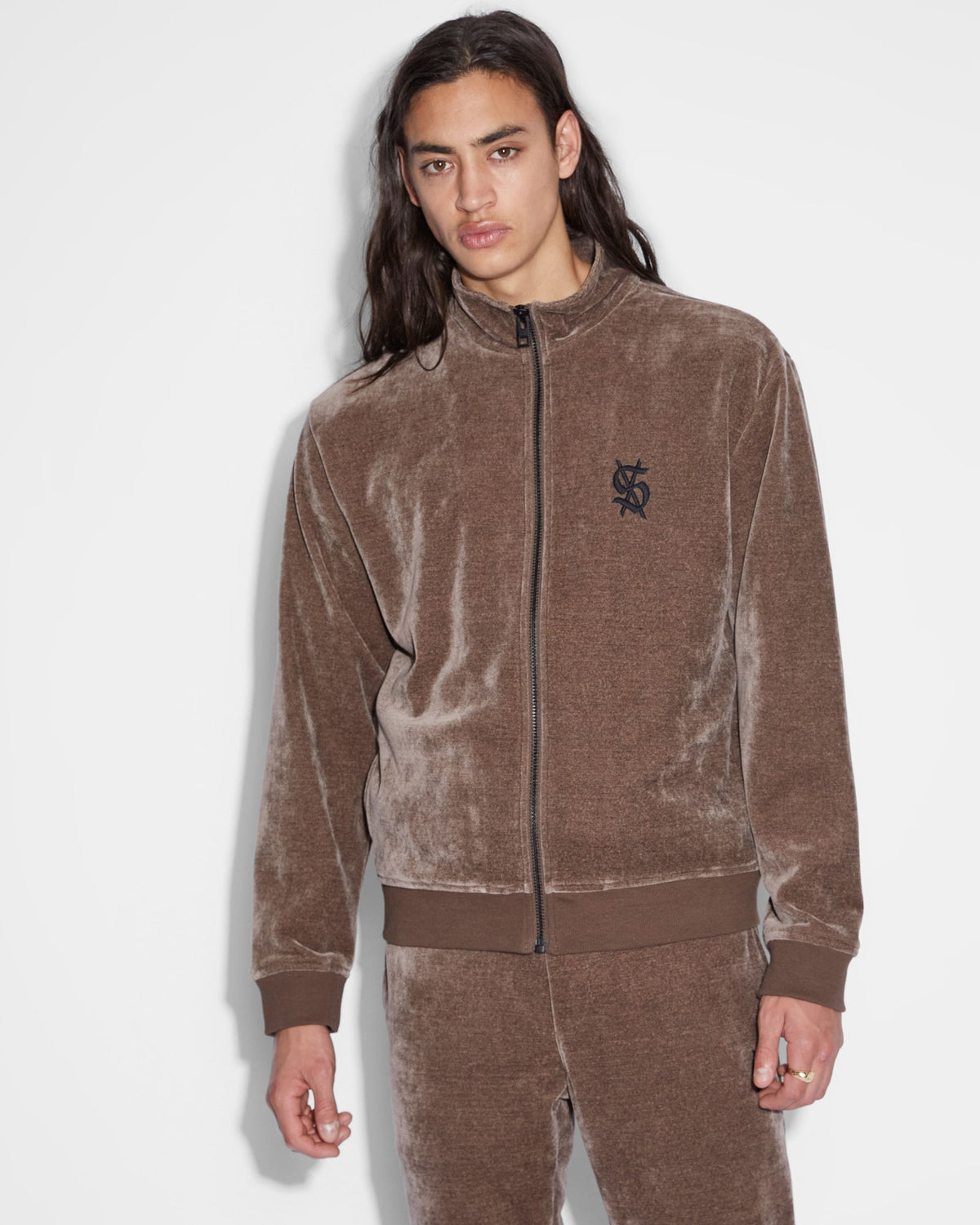 MENS ANTIDOTE TRACK JACKET OLIVE JACKETS