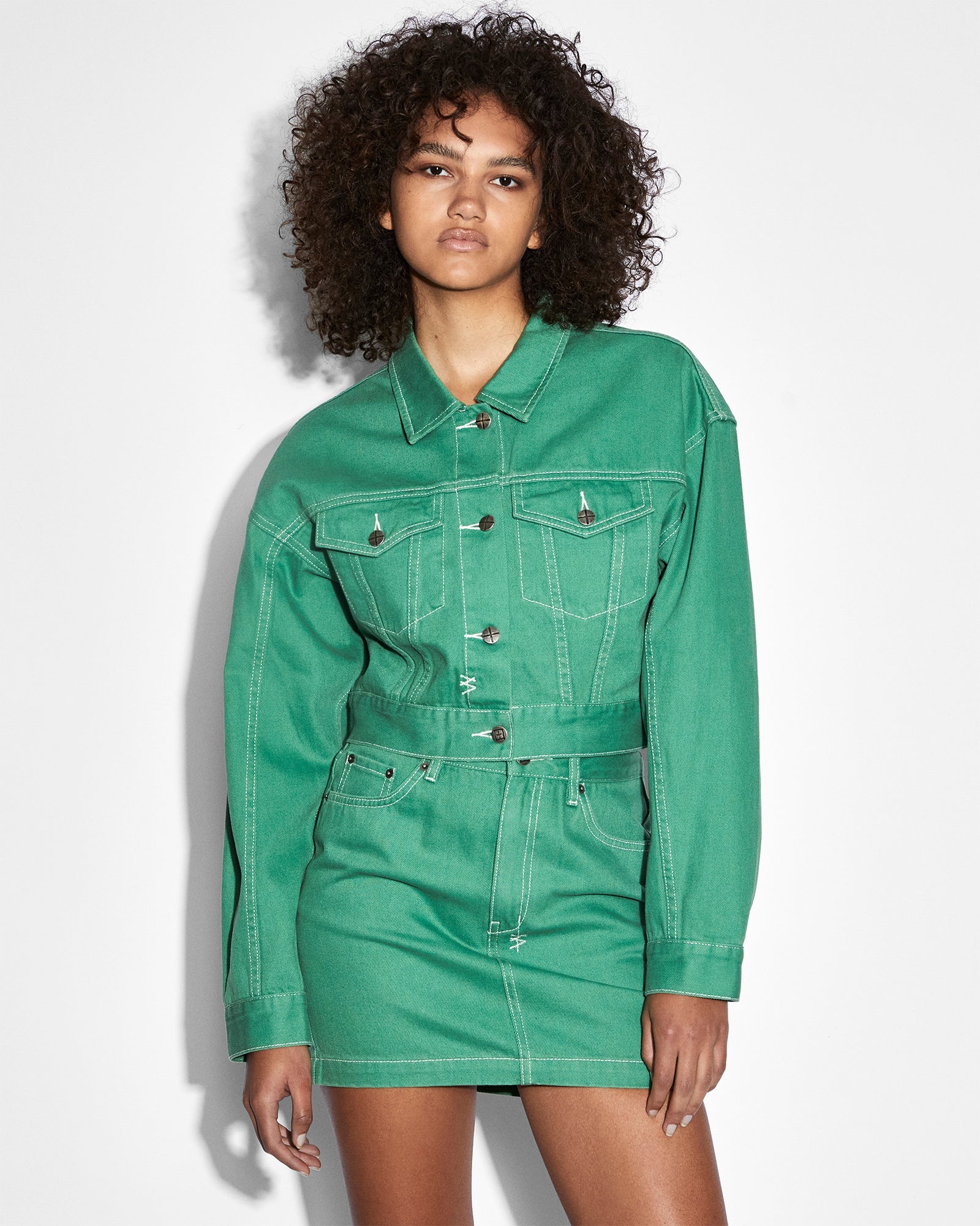 WOMENS BILLIE JACKET JADE OVERSIZED JACKETS
