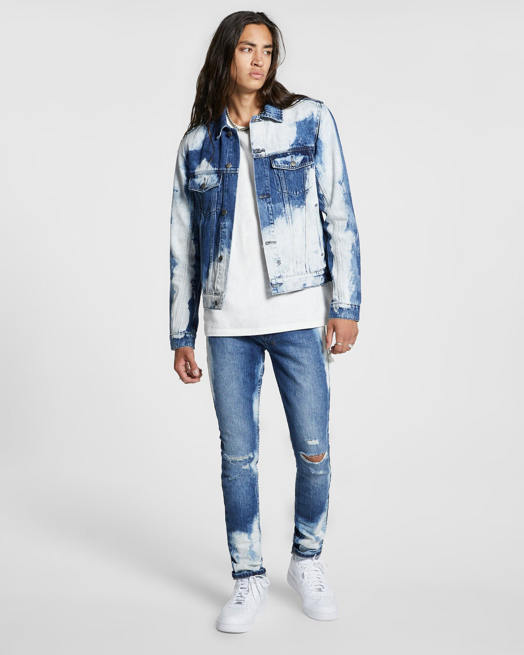 Mens Van Winkle The Heavens Skinny Denim Jeans - Denim
