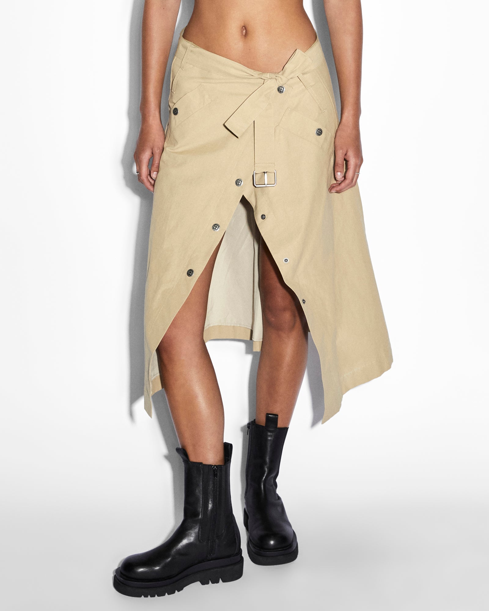 INCOGNITO BIKER/TRENCH KHAKI