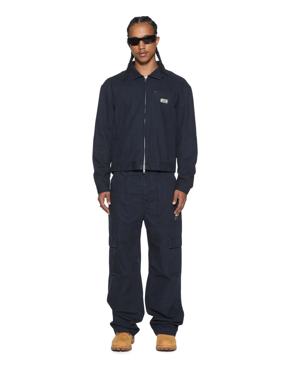 MENS ROYALTY MECHANIC JACKET NAVY JACKETS