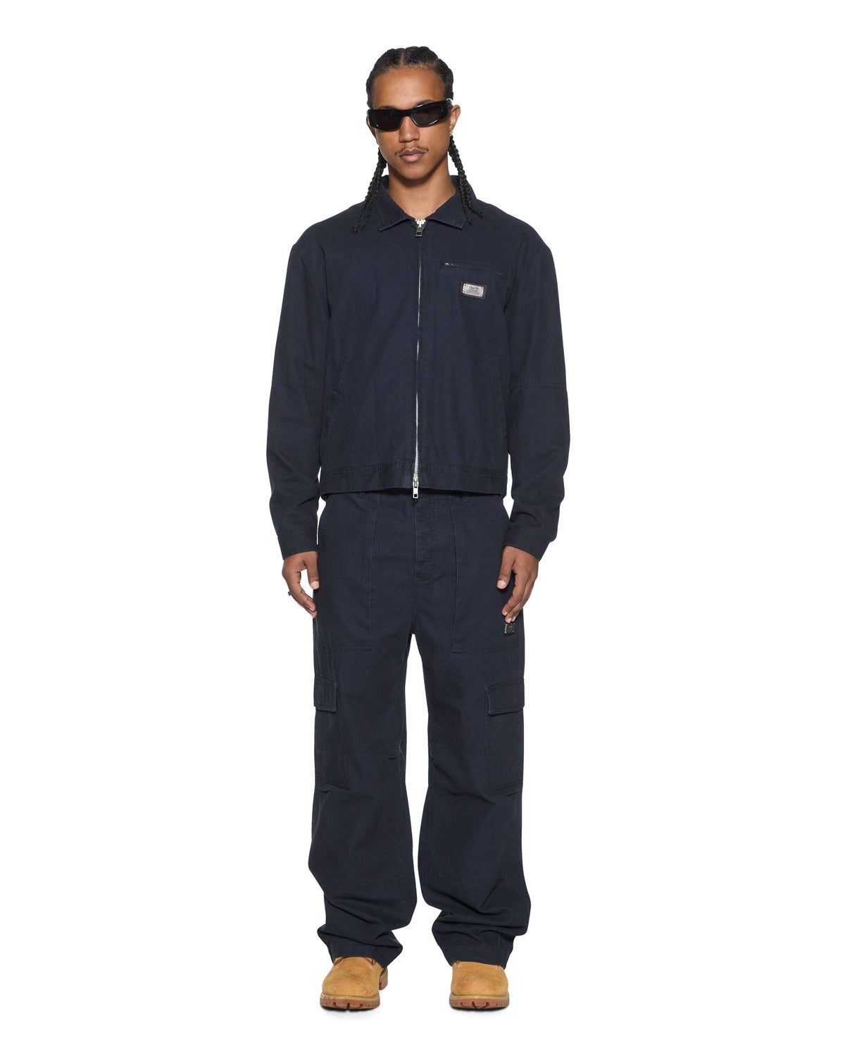 MENS ROYALTY MECHANIC JACKET NAVY JACKETS