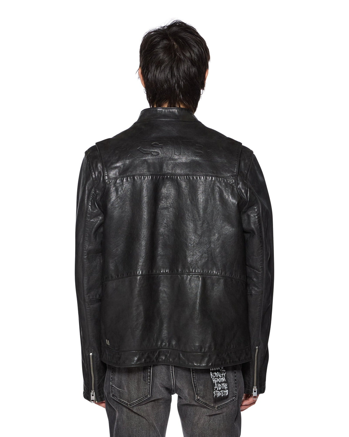 MENS STINGER BIKER MOTO SHELL JACKETS