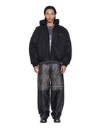 MENS SIN CITY PLATED WAXED JACKET BLACK JACKETS
