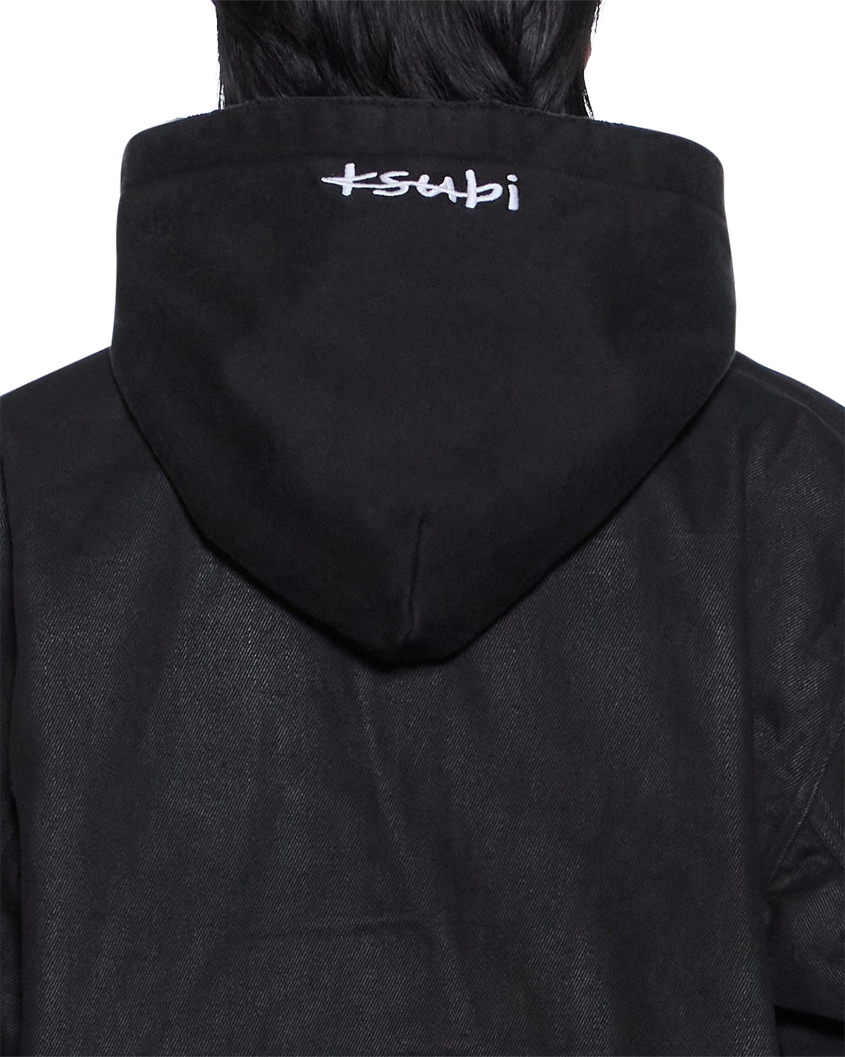 MENS SIN CITY PLATED WAXED JACKET BLACK JACKETS