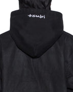 MENS SIN CITY PLATED WAXED JACKET BLACK JACKETS