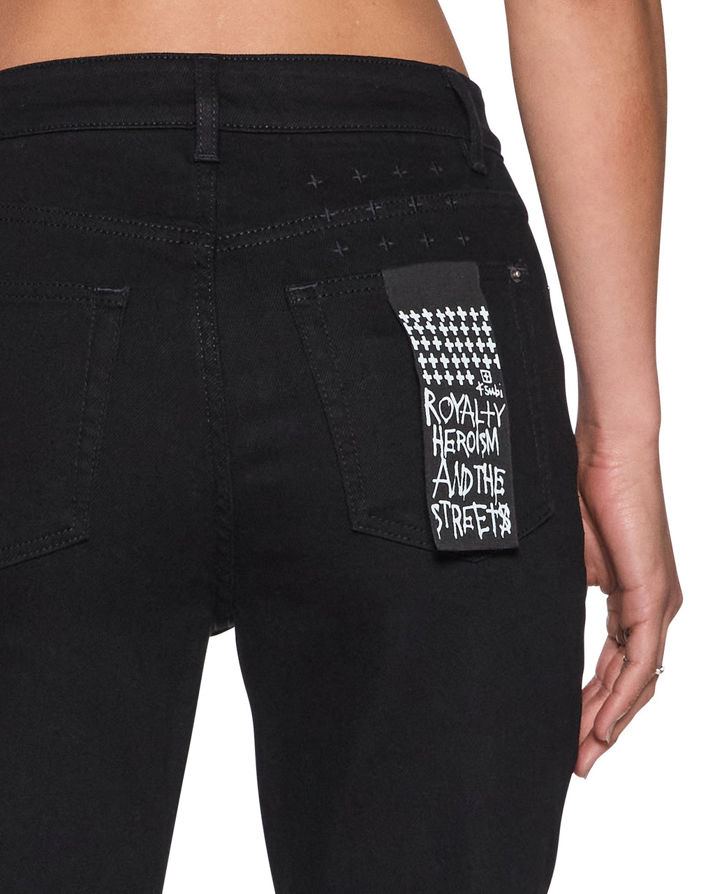 Womens Soho Jet Black Bootcut Denim Jeans - Black