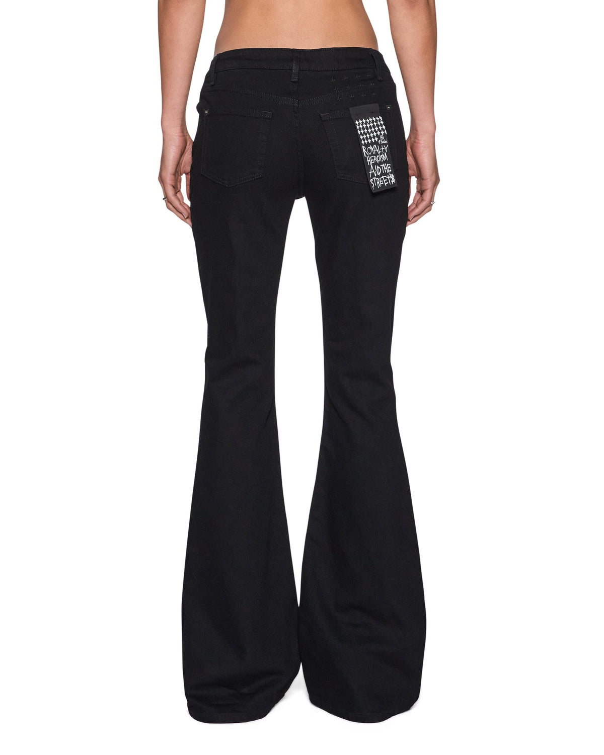Womens Soho Lo Jet Black Bootcut Denim Jeans - Black