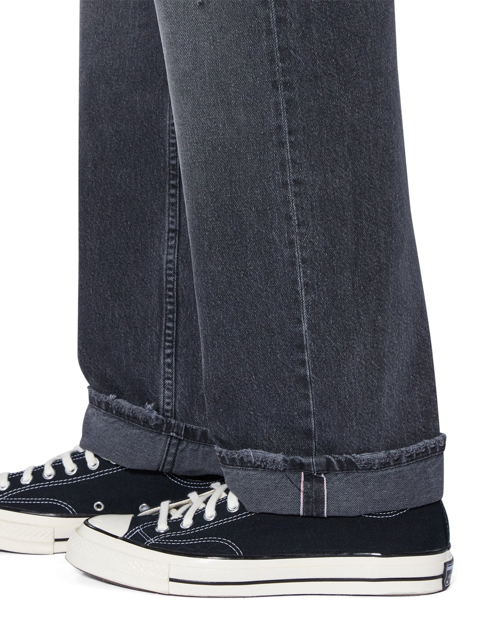 MENS ANTI K SELVEDGE CHICAGO BLACK DENIM JEANS