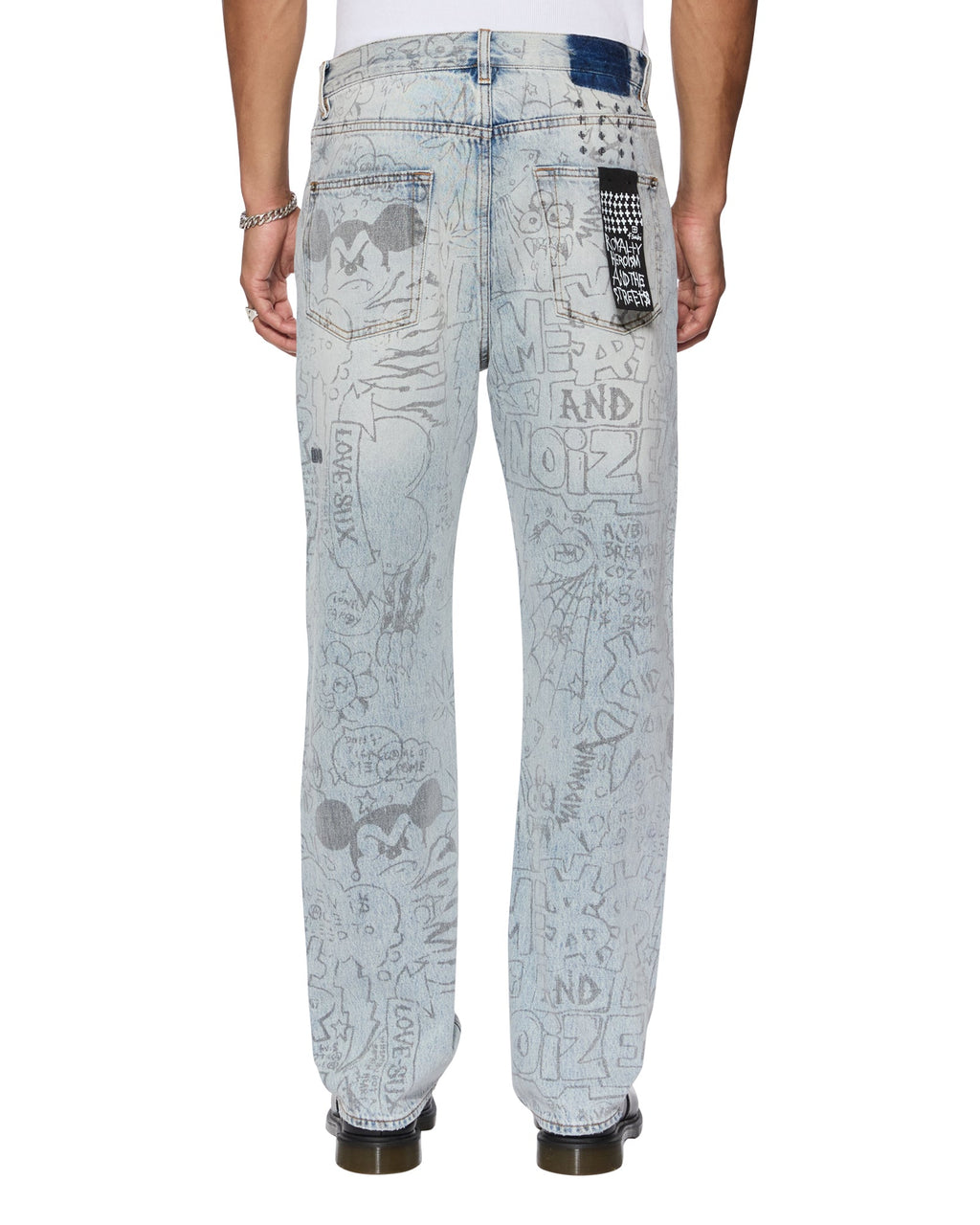 MENS ANTI K BUNKER BLUE NOIZE DENIM JEANS