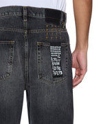 MENS ANTI K VILLAIN GREY DENIM JEANS