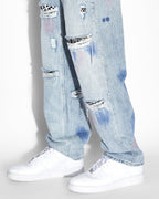 MENS ANTI K STREETS KOLOR DENIM JEANS