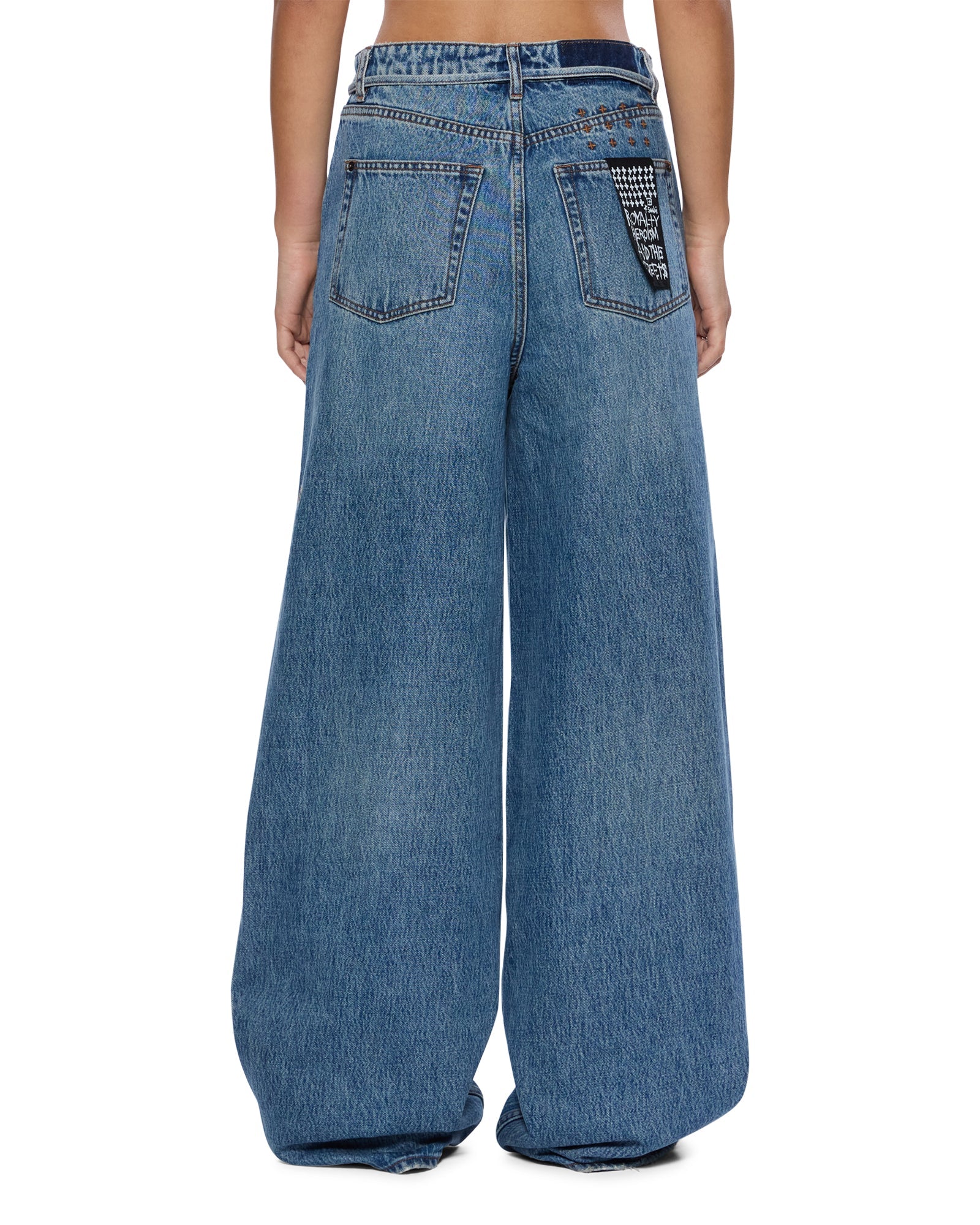 WOMENS BAGGY JEAN RELIK DENIM JEANS
