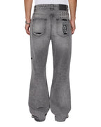 MENS BRONKO SMOKE TRASHED DENIM JEANS