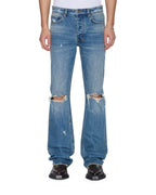 MENS BRONKO TEXAS BLUE STUDDED DENIM JEANS