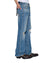MENS  BRONKO TEXAS BLUE STUDDED BOOTCUT DENIM JEANS