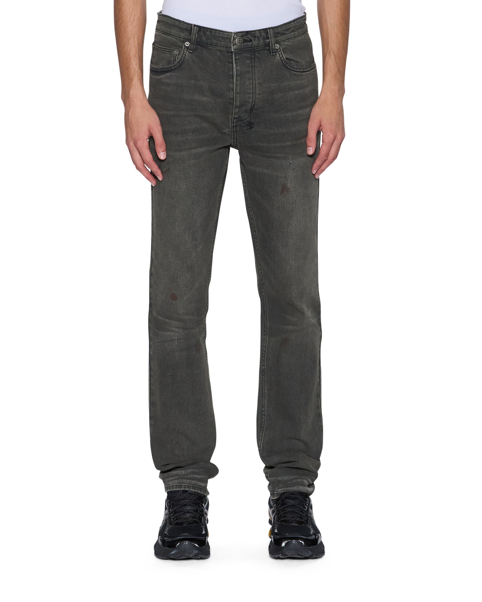 MENS  CHITCH MEKANIK GREY SLIM DENIM JEANS