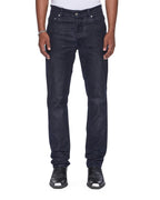 Mens Chitch Petrified Flock Slim Denim Jeans - Navy