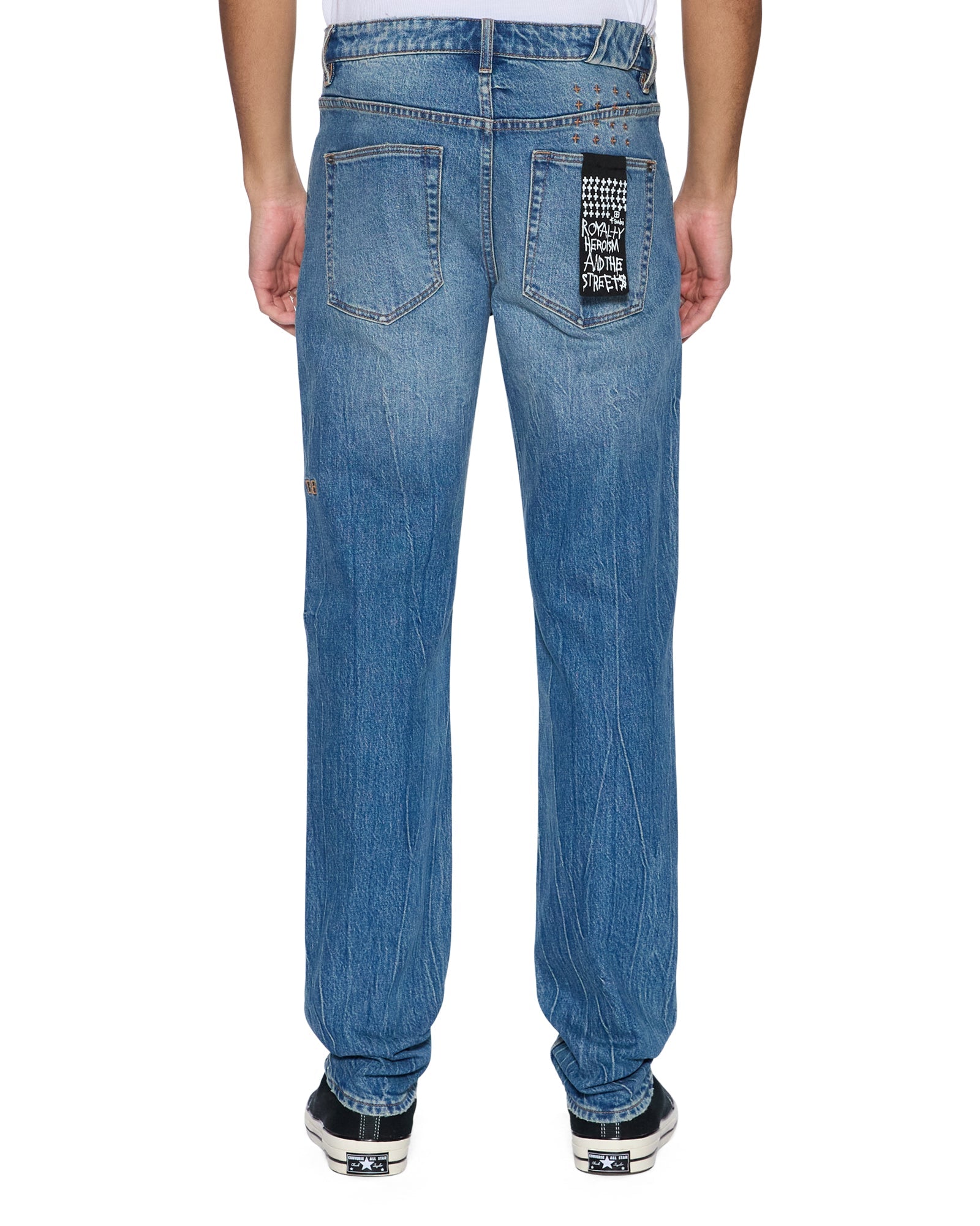 MENS  CHITCH TEXAS BLUE SLIM DENIM JEANS