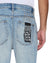 MENS  HAZLOW SCATTER BLUE STRAIGHT DENIM JEANS