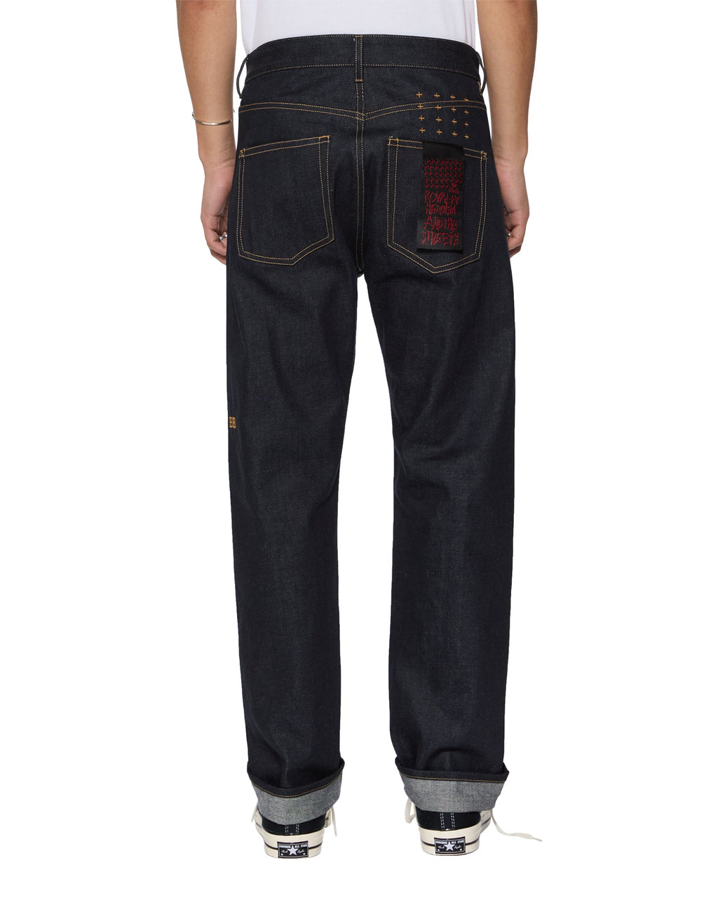 MENS HAZLOW SELVEDGE RAW DENIM JEANS