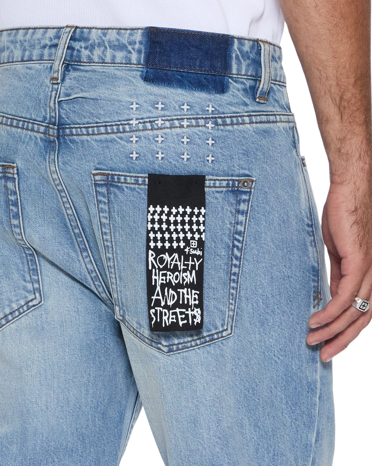 MENS HAZLOW STRIKER DENIM JEANS