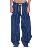 WOMENS KSUPER MAYFAIR BLUE SPLICED DENIM JEANS