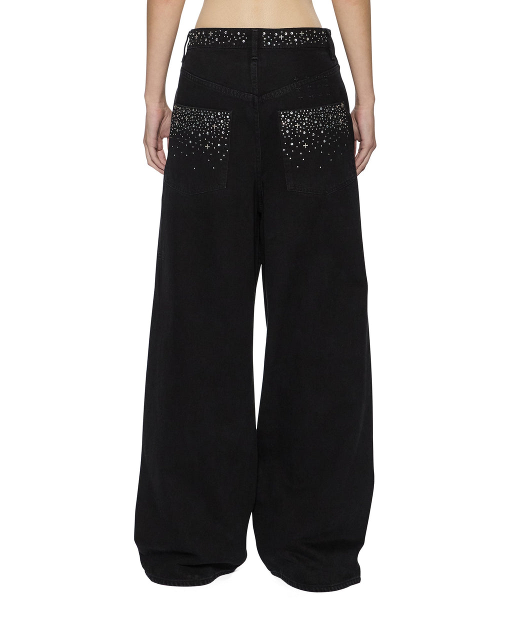 WOMENS KSUPER RENAISSANCE JET BLACK DENIM JEANS