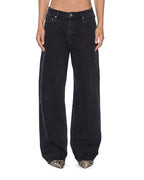 WOMENS LOW RIDER NOIR DENIM JEANS