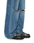 WOMENS  LOW RIDER TEXAS BLUE STUDDED RELAXED DENIM JEANS