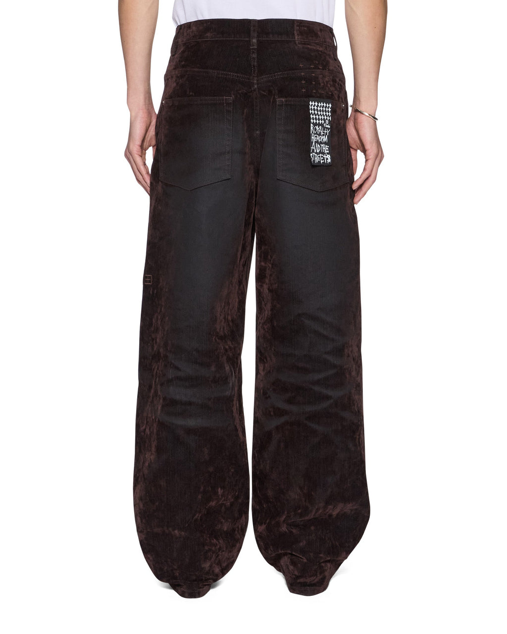Mens Maxx Chocolate Blur Relaxed Denim Jeans - Brown