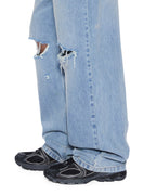 MENS MAXX STRIKER TRASHED DENIM JEANS