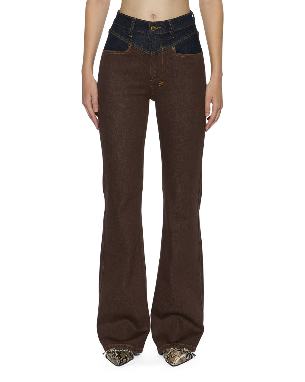 WOMENS SOHO JEAN ORIGINAL SPLICED DENIM JEANS