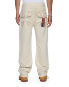 MENS KSUBI X ALICE HOLLYWOOD TORO IVORY DENIM JEANS