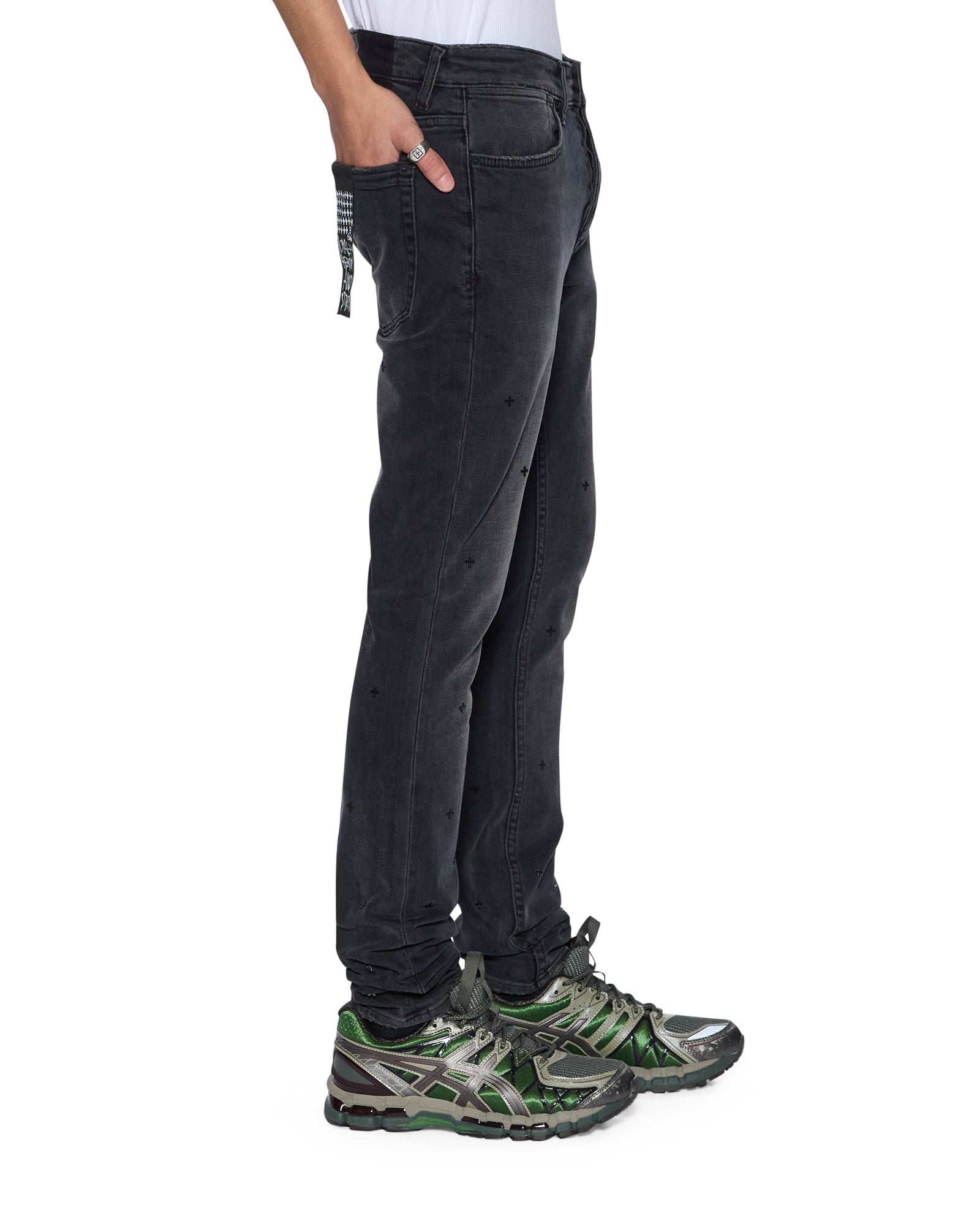 MENS  VAN WINKLE 3RD DEGREE BLACK 99 SKINNY DENIM JEANS