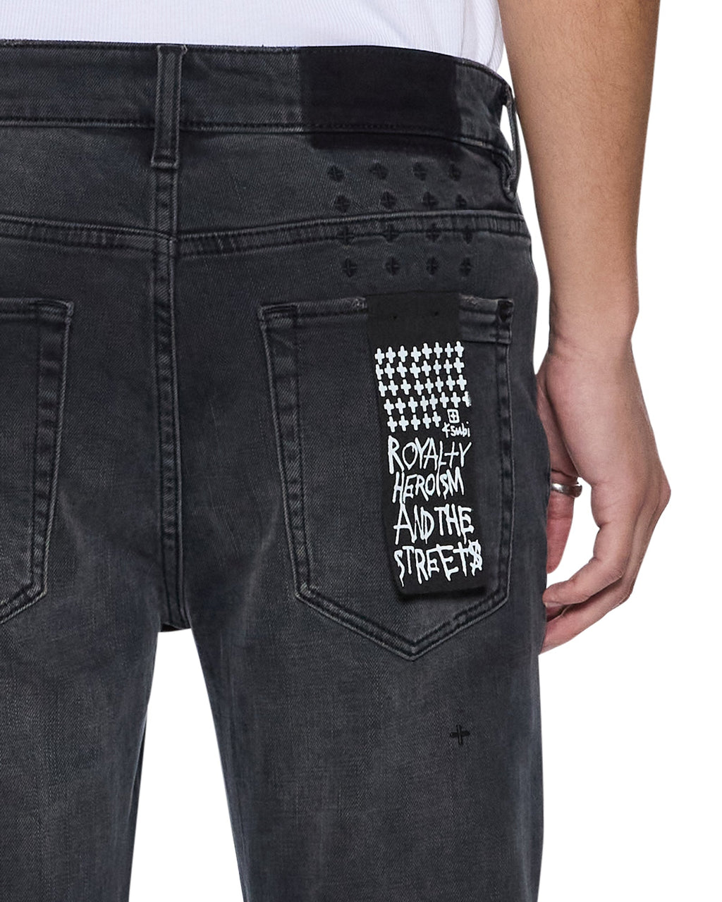 MENS VAN WINKLE 3RD DEGREE BLACK 99 DENIM JEANS