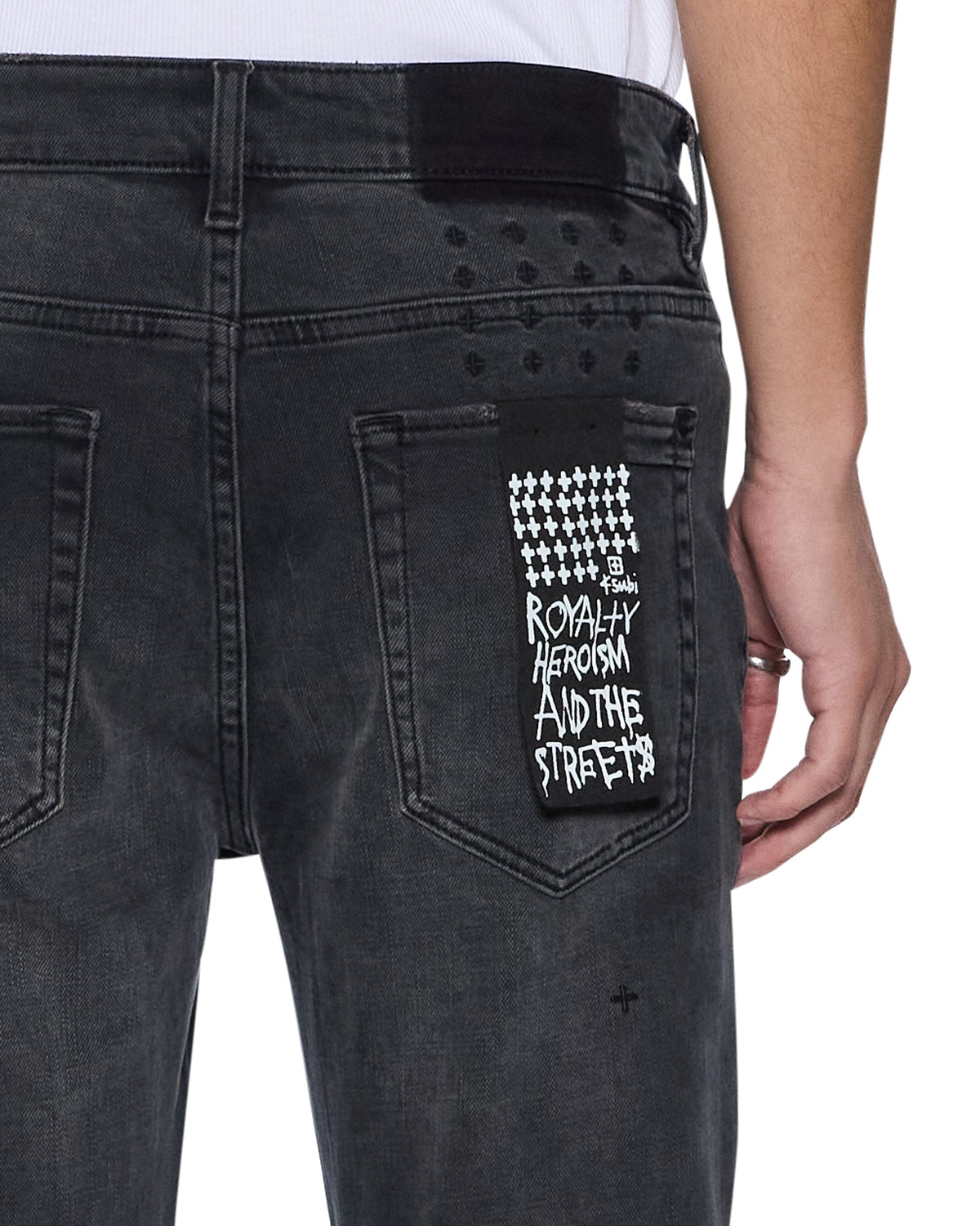 MENS VAN WINKLE 3RD DEGREE BLACK 99 DENIM JEANS