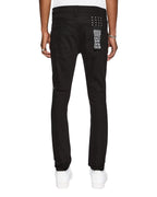 MENS VAN WINKLE ACE BLACK SLICE DENIM JEANS