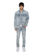 Mens Van Winkle Bunker Blue Noize Skinny Denim Jeans - Denim