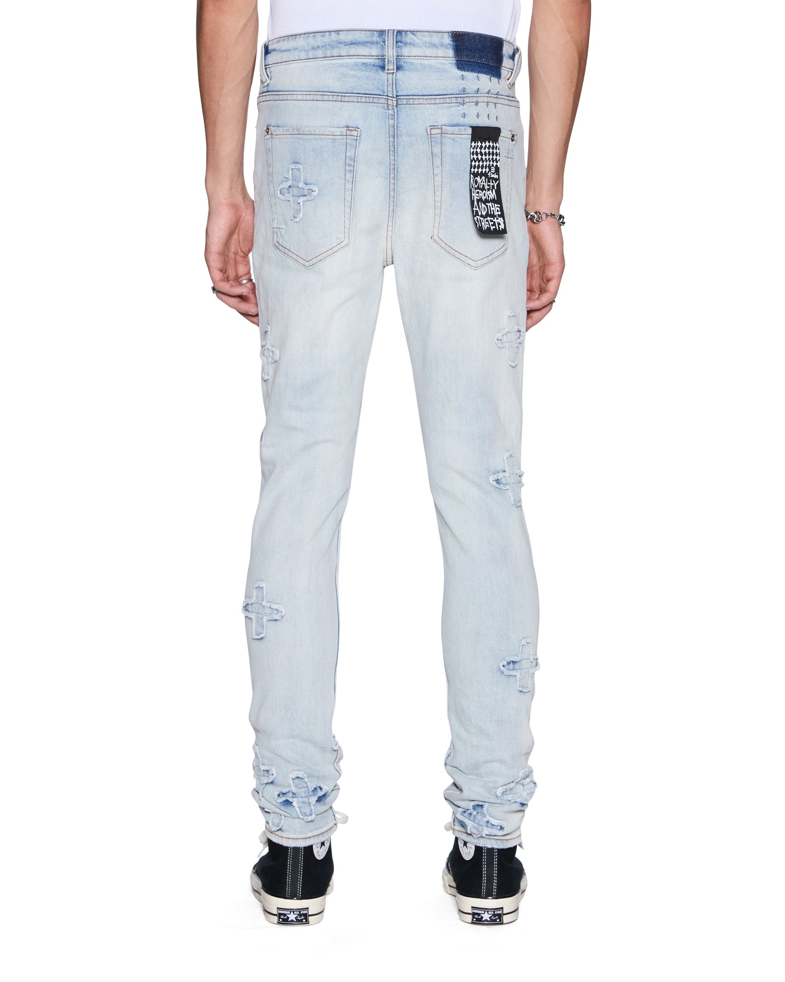 MENS  VAN WINKLE KRAFTWERK SKINNY DENIM JEANS