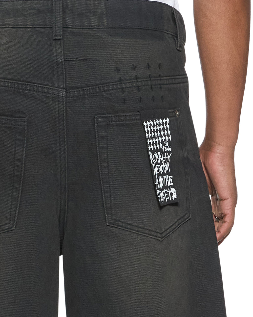 MENS VORTEKS GRAPHITE DENIM JEANS