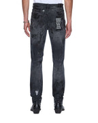 MENS CHITCH POWDER GREY PRAYING DENIM JEANS