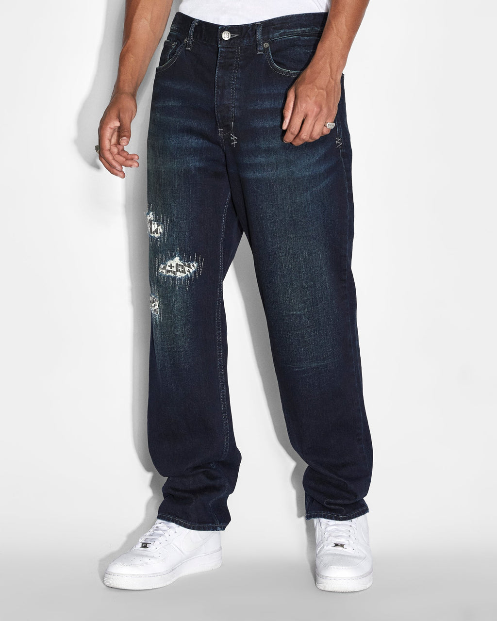 MENS ANTI K CHECK OUT DENIM JEANS