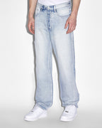 Mens Anti K Lock Up Phase Out Relaxed Denim Jeans - Denim